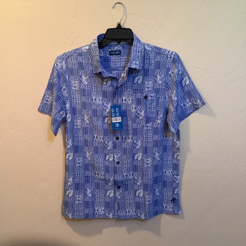 Caribbean joe Hawaii shirt small